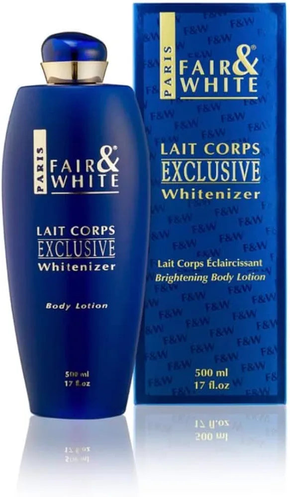 FAIR & WHITE Lait Corps Exclusive Whitenizer Body Lotion - 17 Fl oz / 500 ml