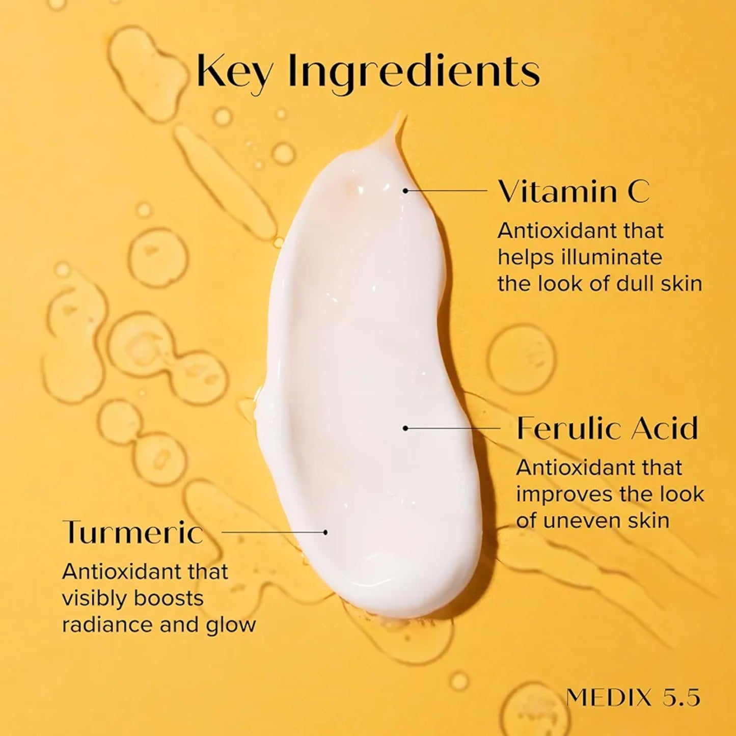 MEDIX 5.5 Vitamin C Cream Face Lotion & Body Lotion Moisturizer | Anti Aging Skin Care Firming & Brightening Cream Diminishes The Look Of Uneven Skin Tone, Age Spots, & Sun Damaged Dry Skin, 15 Fl Oz 2-pack