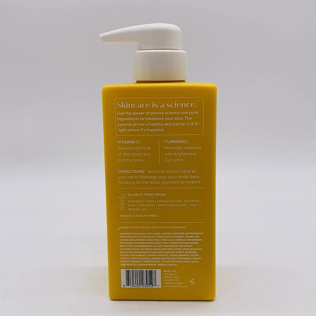 MEDIX 5.5 Vitamin C Cream Face Lotion & Body Lotion Moisturizer | Anti Aging Skin Care Firming & Brightening Cream Diminishes The Look Of Uneven Skin Tone, Age Spots, & Sun Damaged Dry Skin, 15 Fl Oz 2-pack