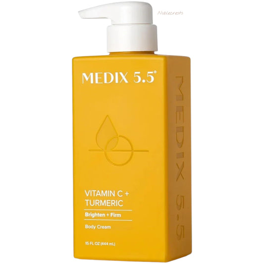 MEDIX 5.5 Vitamin C Cream Face Lotion & Body Lotion Moisturizer | Anti Aging Skin Care Firming & Brightening Cream Diminishes The Look Of Uneven Skin Tone, Age Spots, & Sun Damaged Dry Skin, 443ML 15OZ