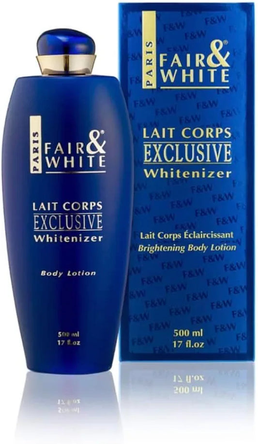 FAIR & WHITE Lait Corps Exclusive Whitenizer Body Lotion - 17 Fl oz / 500 ml